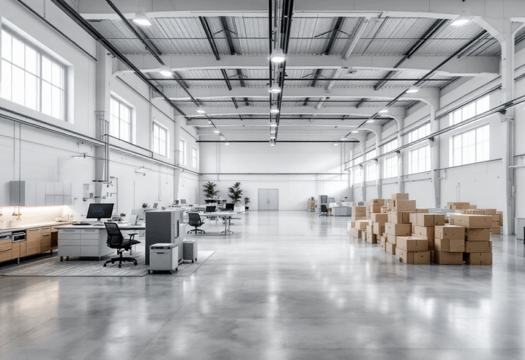 Construcción de almacén industrial y oficinas