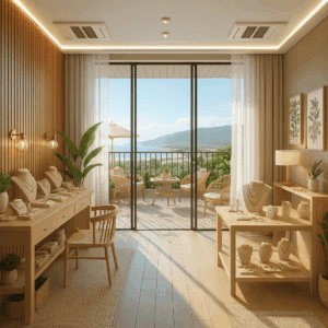 Proyecto de reforma de tienda de bisuteria en hotel Biloba Projectum